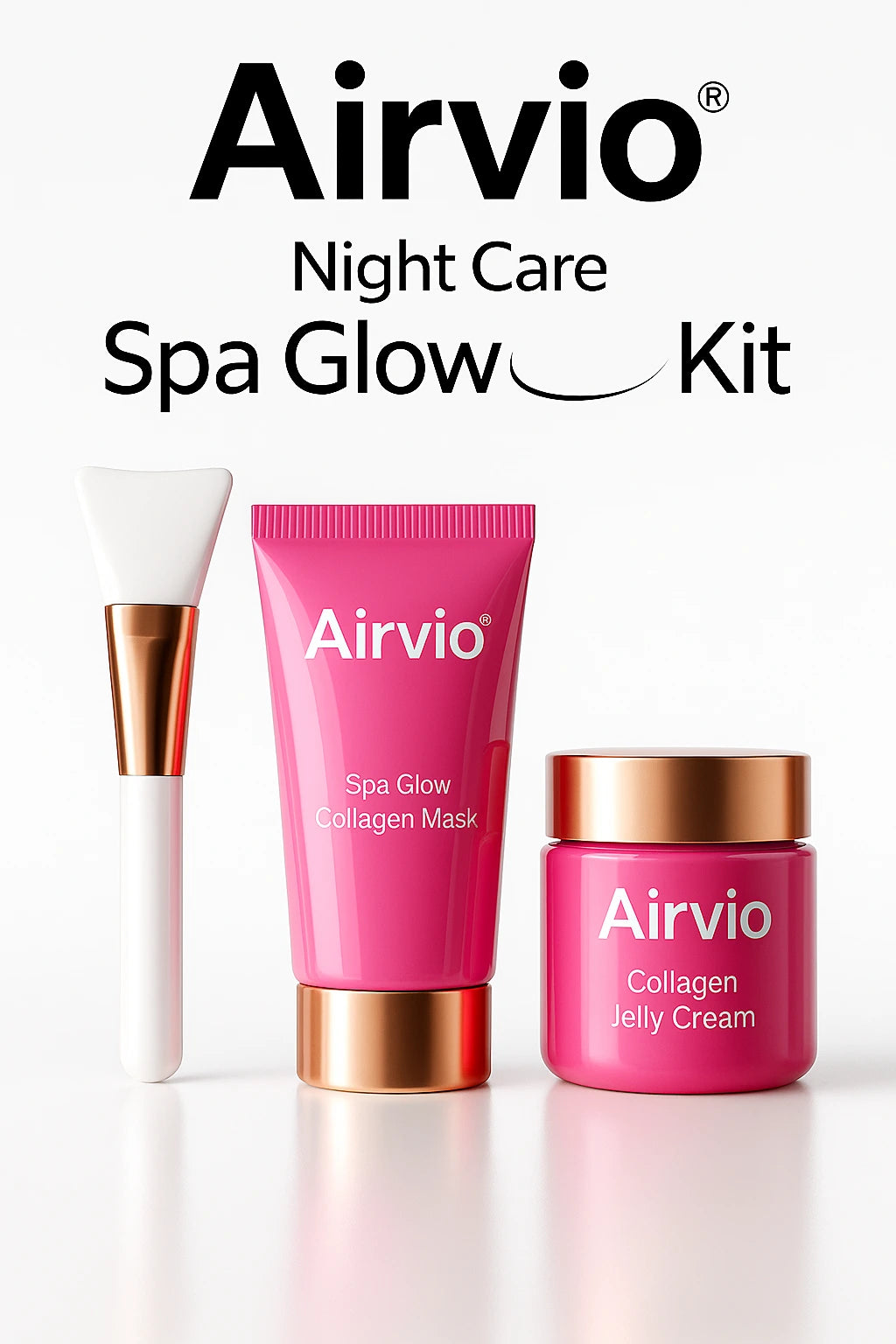 Airvio® Night Care Spa Glow Collagen™ Kit - Herstel je zelfvertrouwen in 7 dagen!