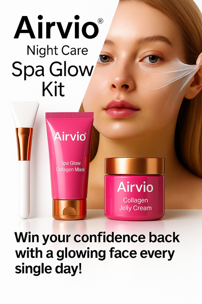 Airvio® Night Care Spa Glow Collagen™ Kit - Herstel je zelfvertrouwen in 7 dagen!